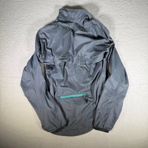 Louise Garneau Women's Gray Sleeveless Zip Up Cabriolet Cycling Jacket Size M - Picture 4 of 9